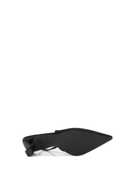 BERNESS Black Cassandra Kitten Heel Pump