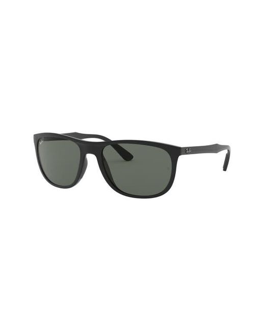 Ray-Ban Gray 58Mm Square Sunglasses for men