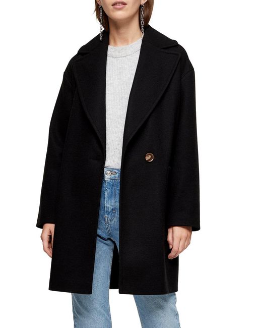 topshop relaxed coat