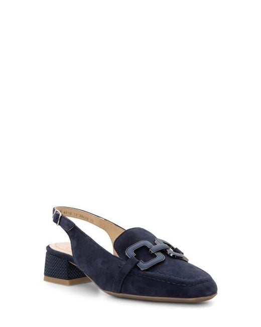 Ara Blue Granada Slingback Pump