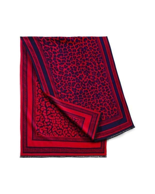 Saachi Red Reversible Scarf