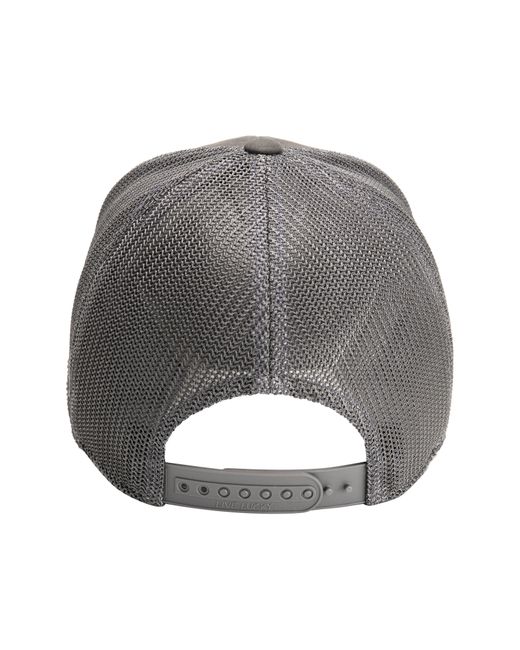 Black Clover Gray Horizon Trucker Snapback Hat for men