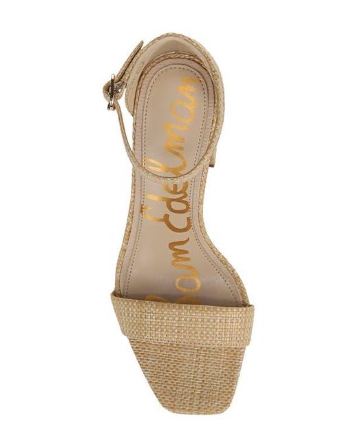 Sam Edelman Natural Daniella Ankle Strap Sandal