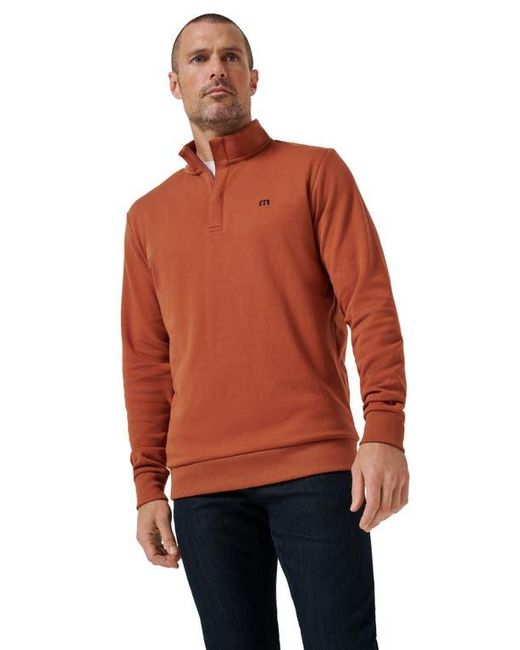 Travis Mathew Red Cloud 2.0 Quarter Zip Pullover for men