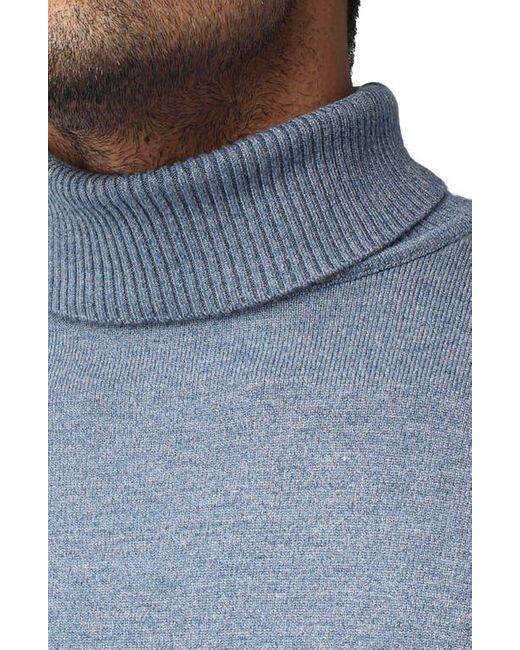Xray Jeans Blue Turtleneck Pullover Sweater for men