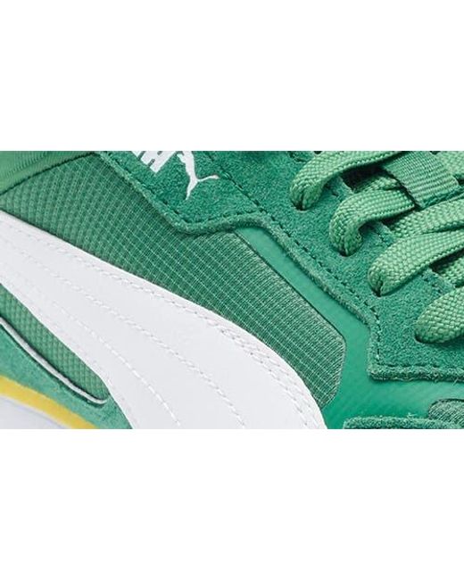 PUMA Green Softride St Miler Sneaker for men