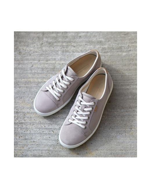 Ecco White Soft 7 Sneaker