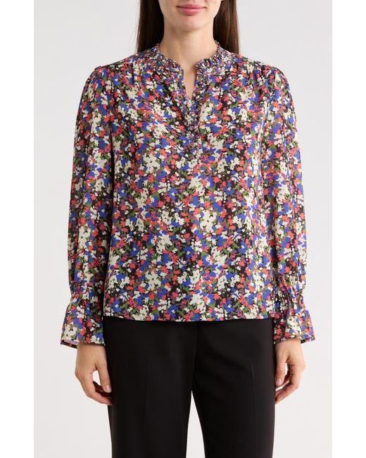 Gemma Jane Multicolor Georgette Button Front Top