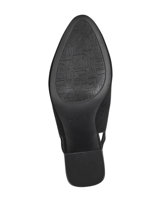 Unisa Ankle Strap Block Heel Pump in Black Lyst