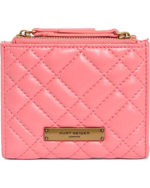 Kurt Geiger Pink Mini Brixton Wallet