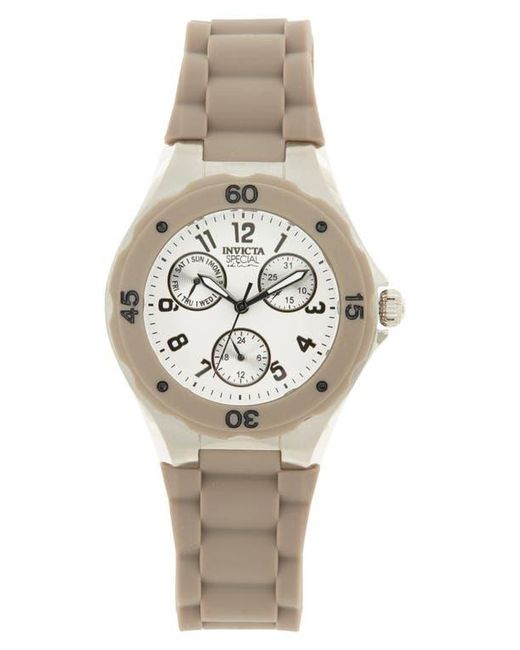 INVICTA WATCH Angel Lady Silicone Strap Watch, 38Mm in Metallic for Men ...