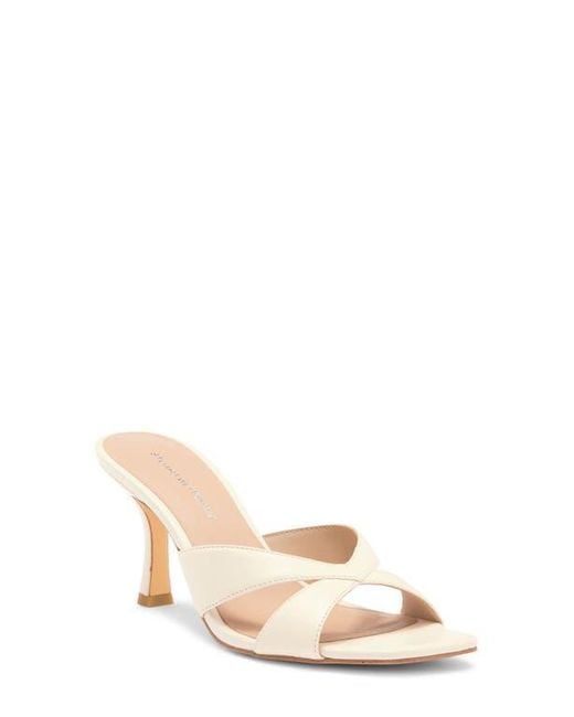 Stuart Weitzman Natural Miami Slide Sandal