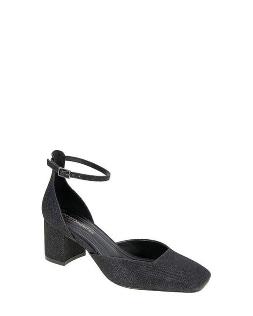 BCBGeneration Black Rola Ankle Strap Pump