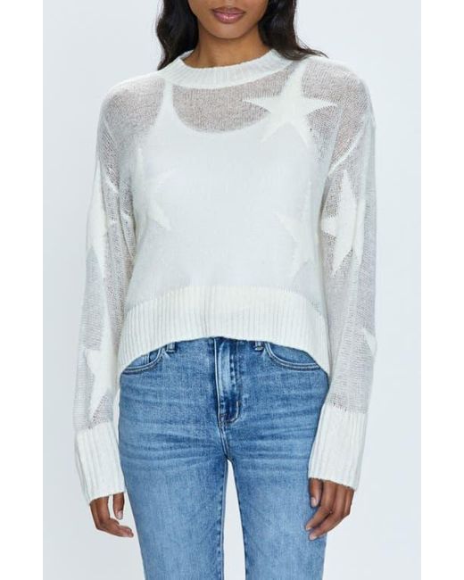 Pistola White Joslyn Mock Neck Sweater