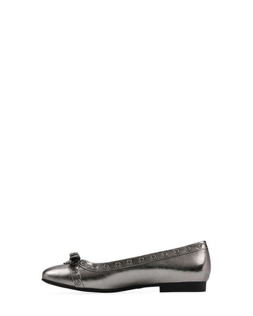 White Mountain Brown Bodhi Ballet Flat