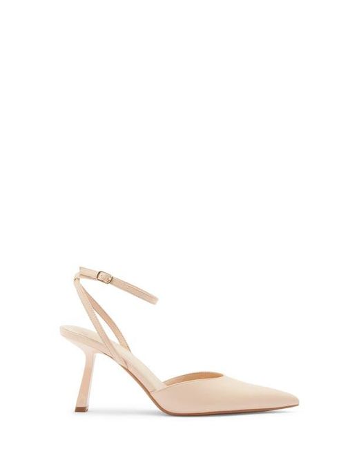 Open Edit Natural Neesha Ankle Strap Pump