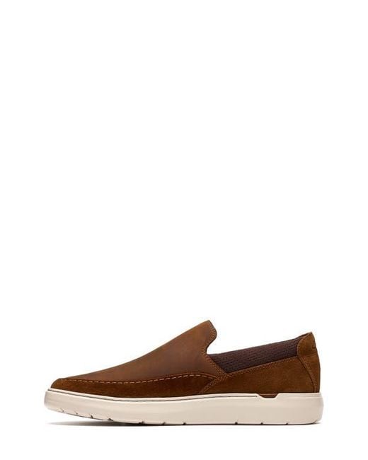 Clarks Brown Flexwell Step Slip-On Sneaker for men