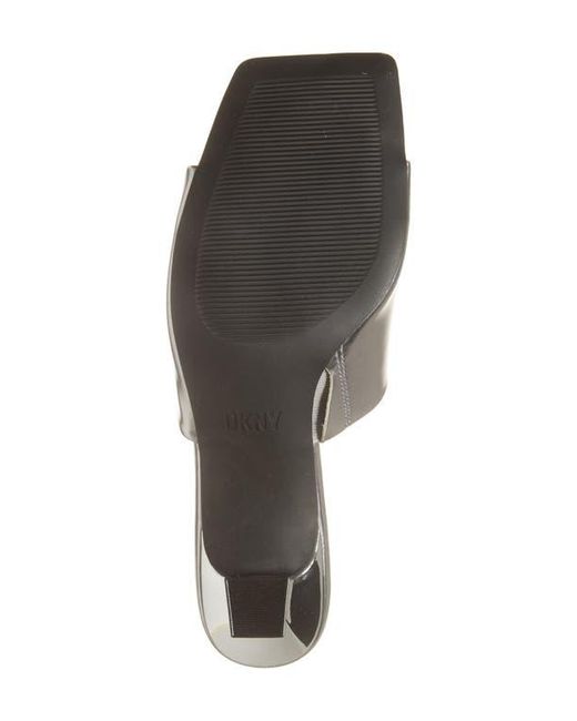 DKNY Gray Kellyn Mule Sandal