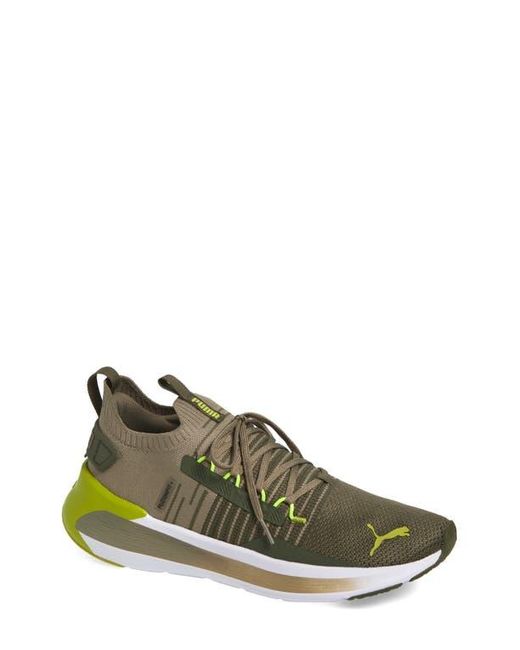 PUMA Green Softride Symmetry Fuzion Sneaker for men