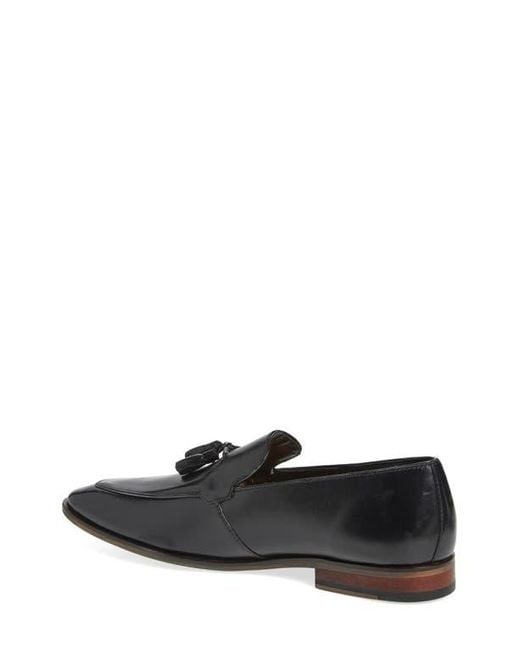 Steve Madden Black Hypens Tassel Loafer for men