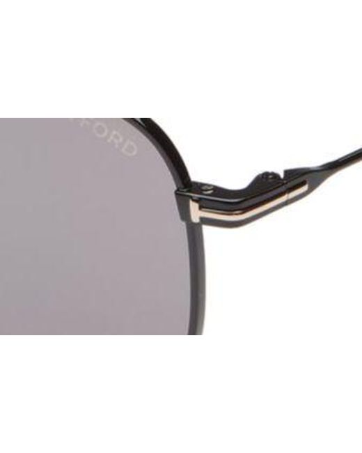 Tom Ford Multicolor Len 58mm Navigator Sunglasses for men