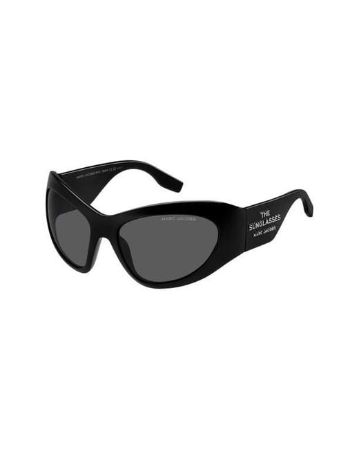 Marc Jacobs Black 62Mm Rectangular Sunglasses