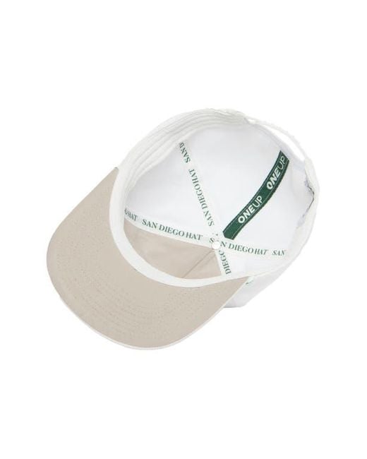 San Diego Hat White Tech Snapback Hat for men