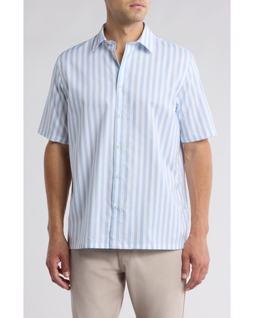 Ted Baker White Stripe Cotton Button-up Shirt for men