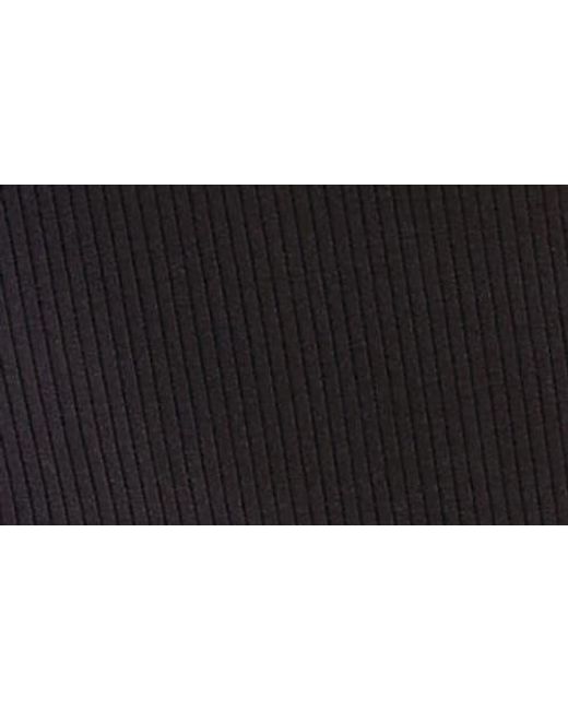 PUMA Black Essential Comfort Rib Hoodie