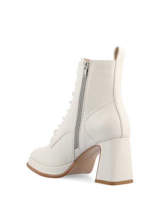 Journee Collection White Kalandi Bootie
