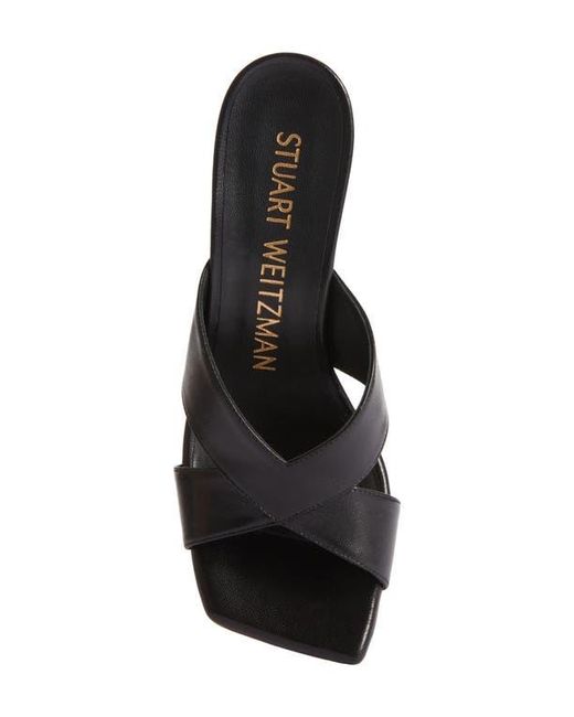 Stuart Weitzman Black Carmen Sandal