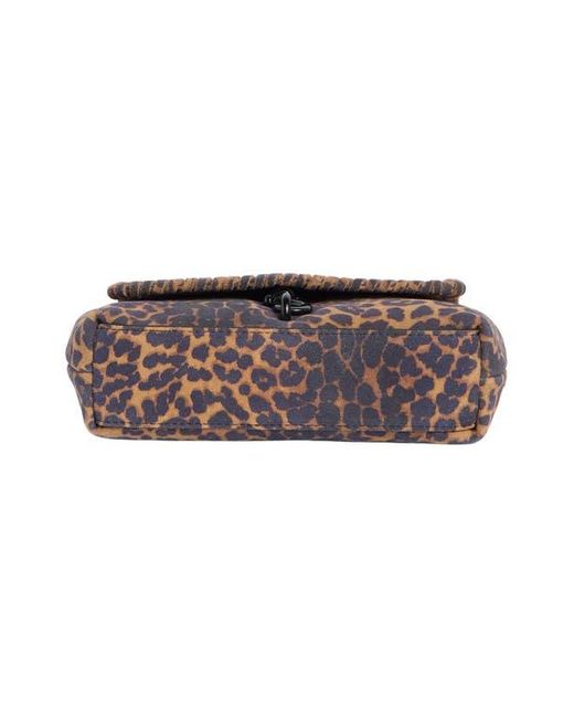 Rebecca Minkoff Brown Edie Whipstitch Suede Crossbody Bag