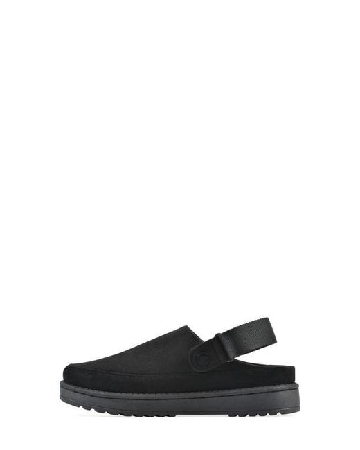 White Mountain Black Icebound Slingback Clog