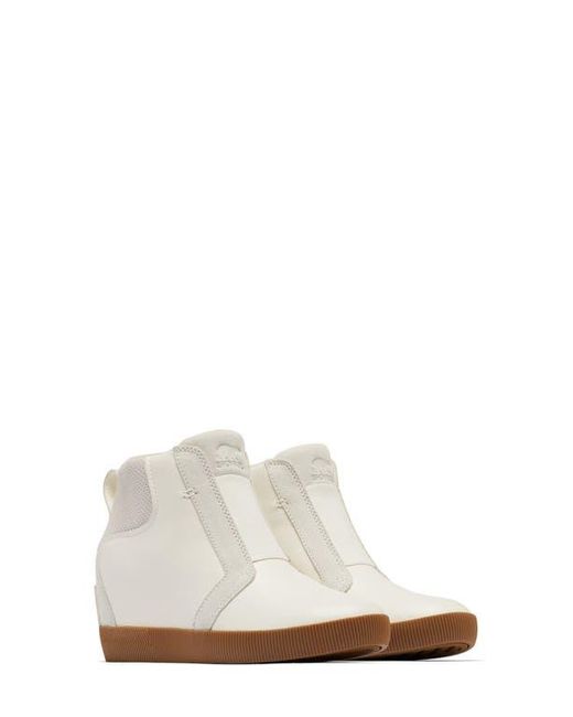 Sorel White Out N About Wedge Bootie