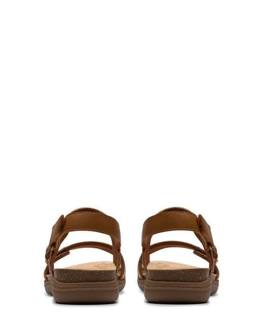 Clarks Brown Jaylan Ray Sandal