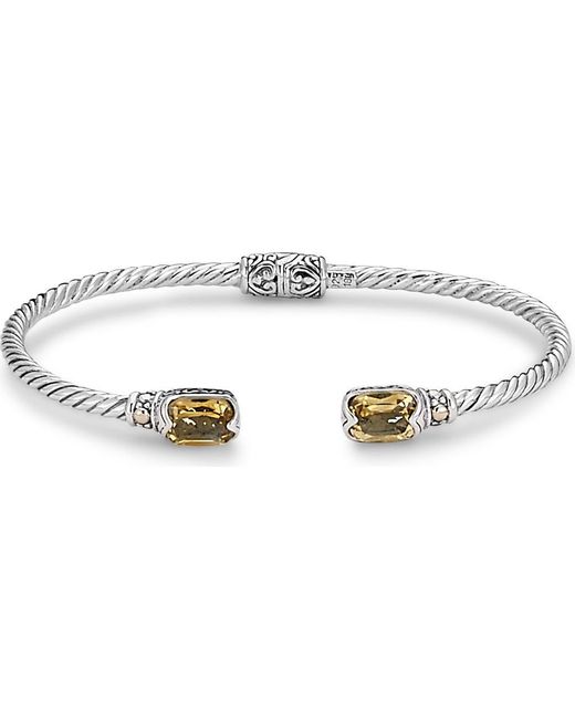 Samuel B. Metallic Citrine Bangle