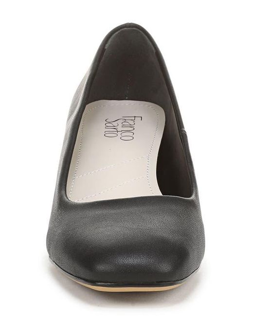 Franco Sarto Black Linza Square Toe Pump