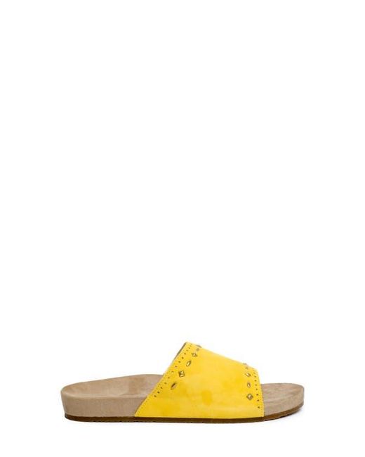 Revitalign Yellow Sofia Stud Sandal