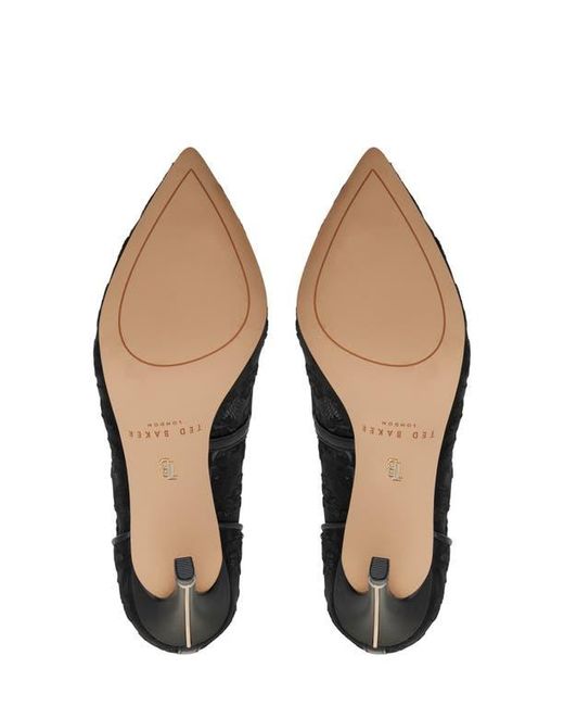Ted Baker Black Camilla Pointed Toe Pump