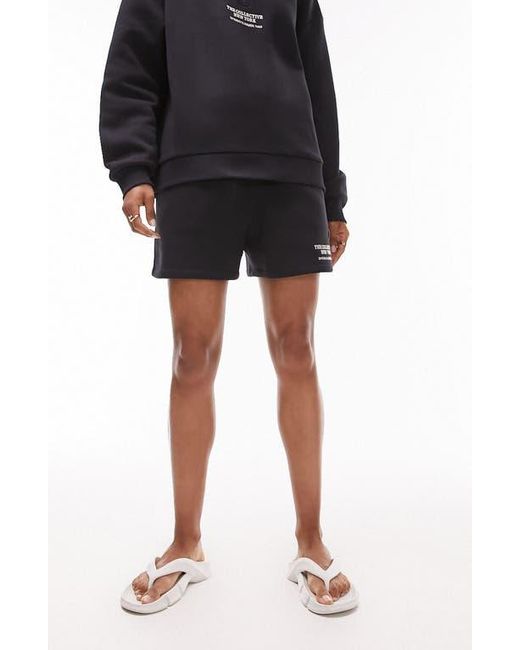 TOPSHOP New York Jogger Shorts in Black Lyst