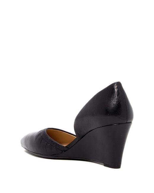 Franco Sarto Fenway Leather Wedge Pump Wide Width Available in