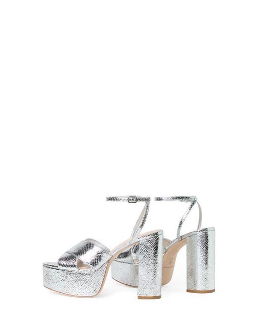 Loeffler Randall White Loretta Platform Sandal