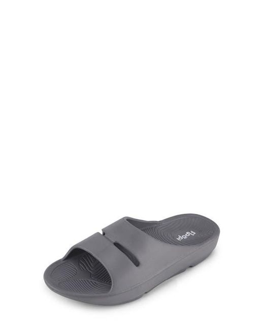 FLOOPI Gray Sophie Comfort Slide Sandal
