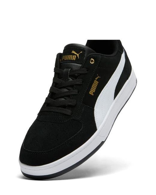 PUMA Black Caven 2.0 Full Suede Sneaker for men