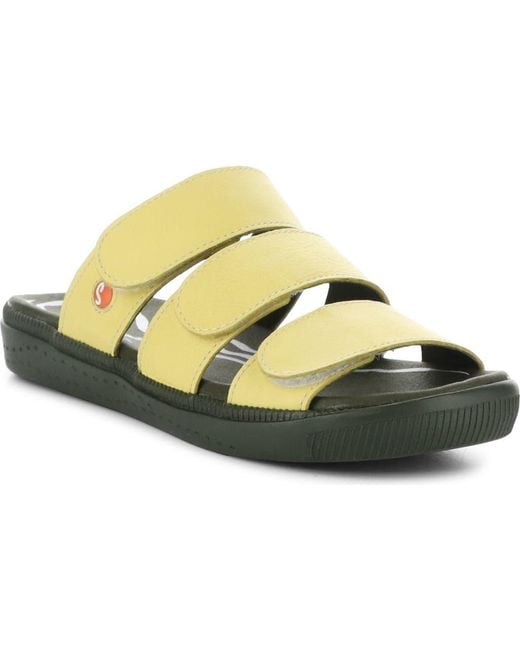 Softinos Yellow Slide Sandal
