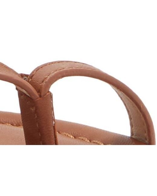 Stuart Weitzman Brown Remy Toe Strap Sandal