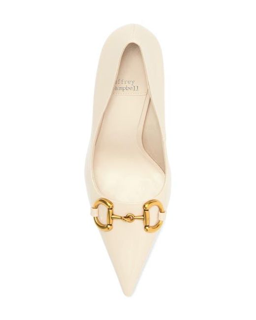 Jeffrey Campbell Natural Bellz Bit Pointed Toe Pump