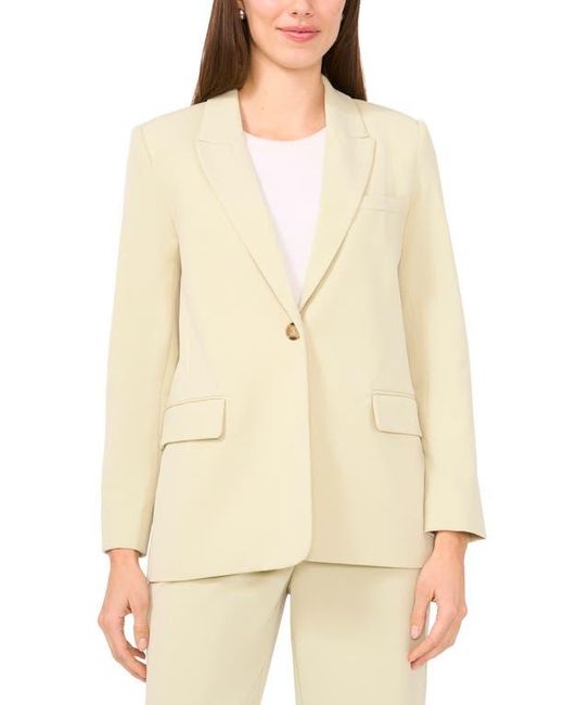 Halogen® Natural Single Button Relaxed Blazer