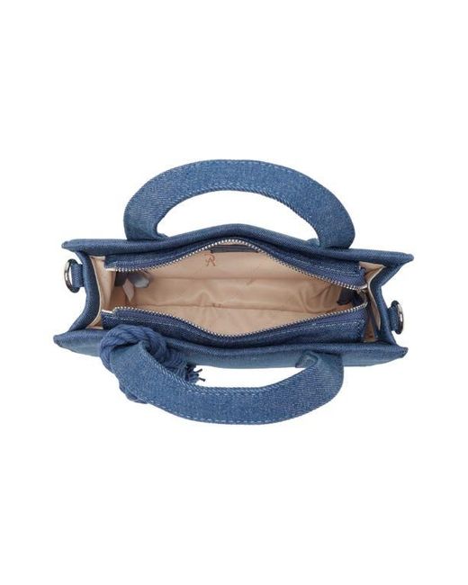 Vince Camuto Blue Aalis Small Tote Bag