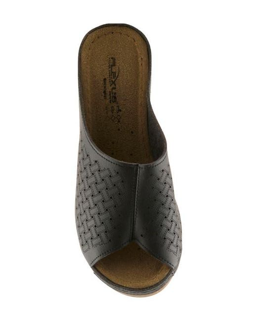 Flexus by Spring Step Gray Platform Wedge Sandal
